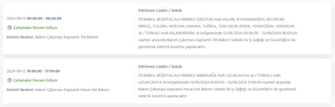 Bugün İstanbul'un bu ilçeleri karanlığa gömülecek! 8 saat sürecek elektrik kesintileri ilçe ilçe açıklandı 20